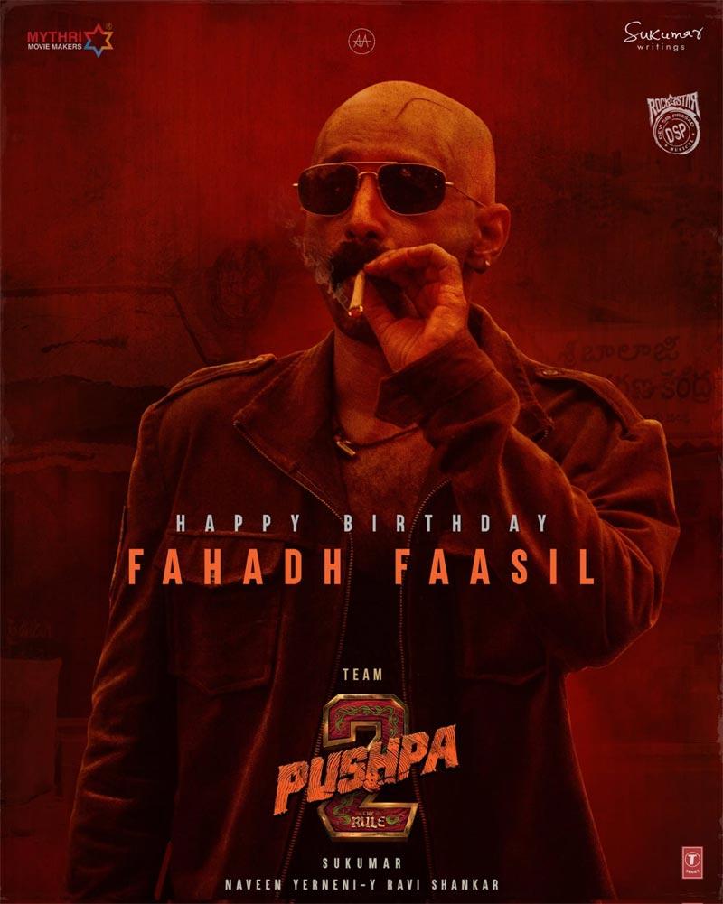 Pushpa The Rule Celebrates Fahadh Faasil B-Day