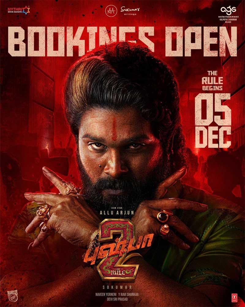 Pushpa 2 Hindi version advance bookings in full swing