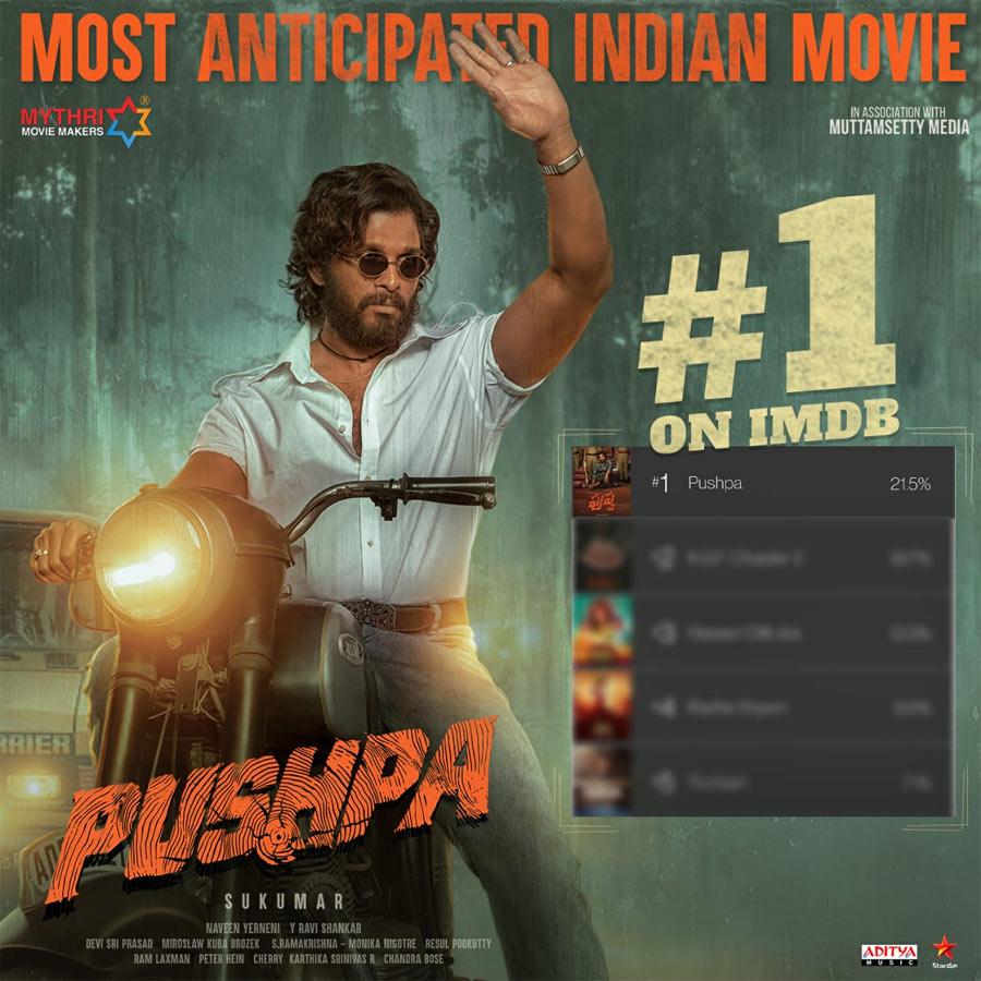 Pushpa becomes India's most wanted