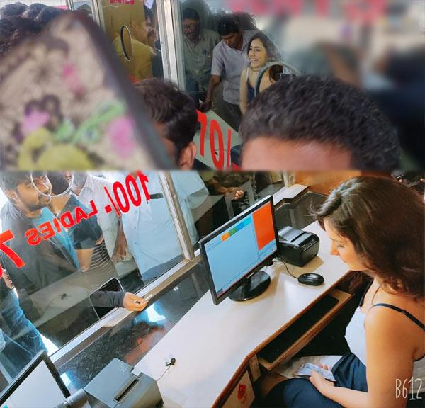 Pic Talk: Raashi Khanna Selling Tickets