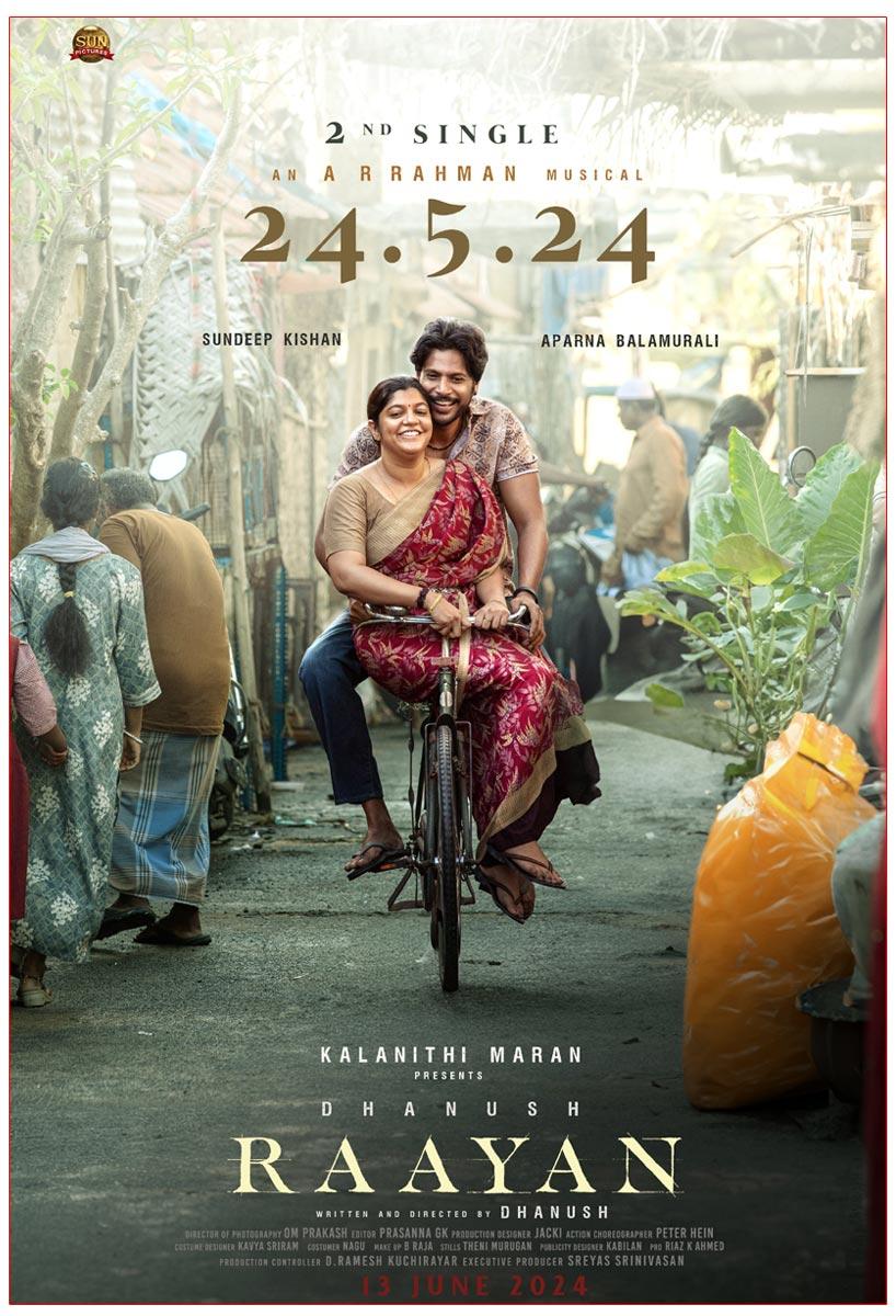 Dhanush Raayan 2nd Single On May 24th