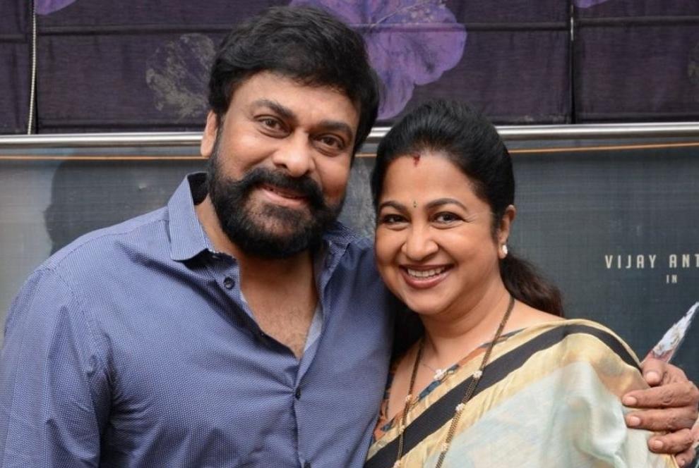 Radhika's mega sensation with Chiranjeevi