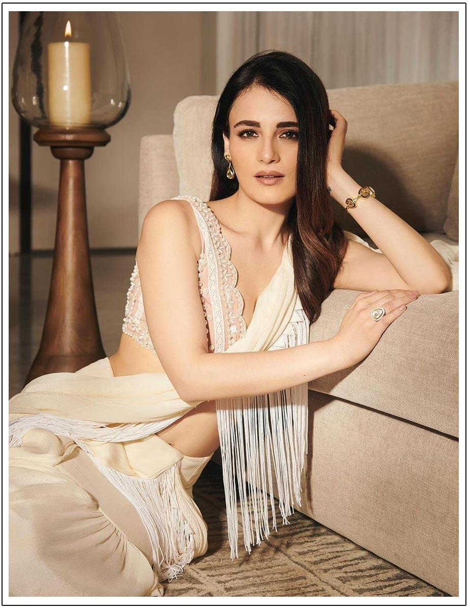 Radhika Madan Mesmerises In Saree