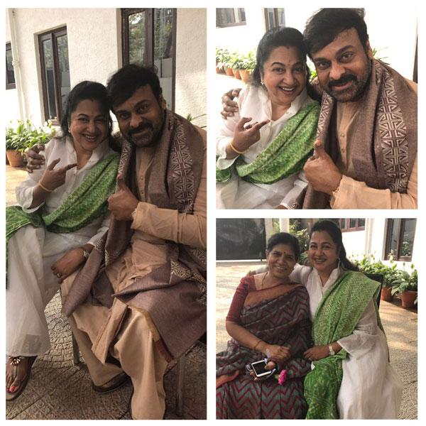 Radhika Congratulates Chiranjeevi