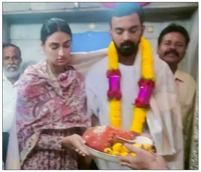 KL Rahul, Athiya Shetty in spiritual sojourn