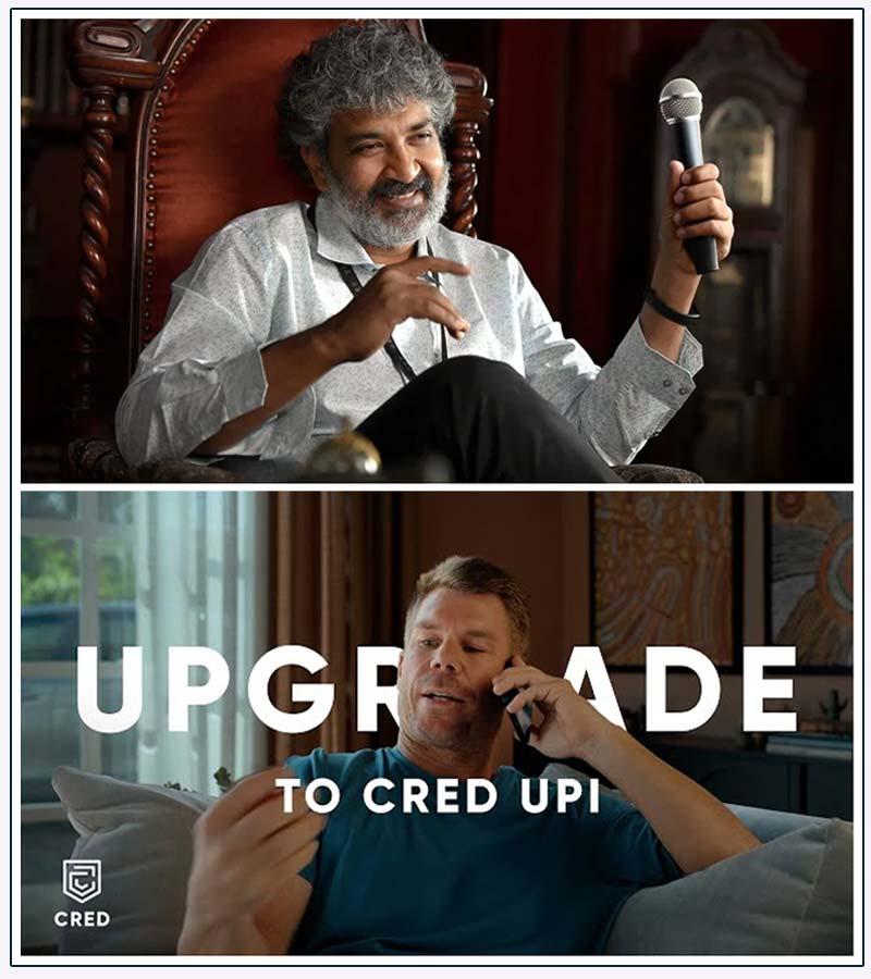 David Warner becomes Rajamouli victim