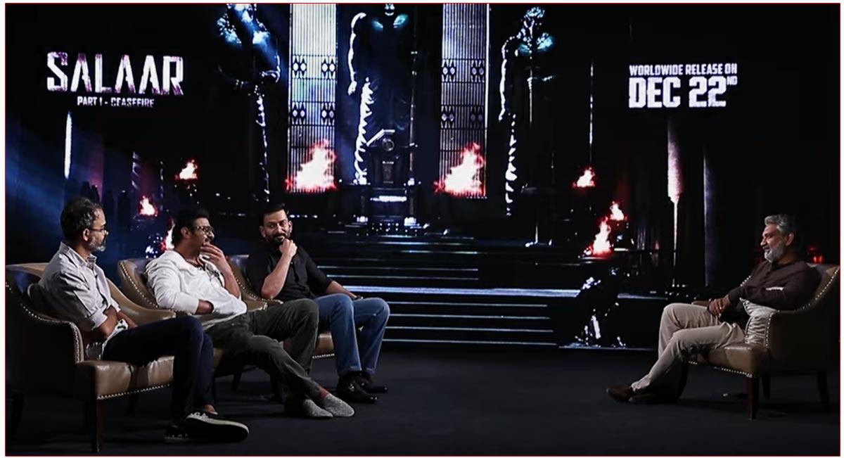 Rajamouli Dissects Salaar With Prabhas, Prashanth Neel And Prithviraj Sukumaran