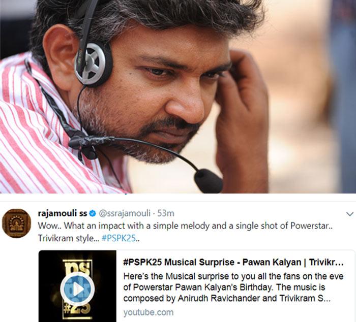 Simple Melody, Single Shot... Rajamouli Wows
