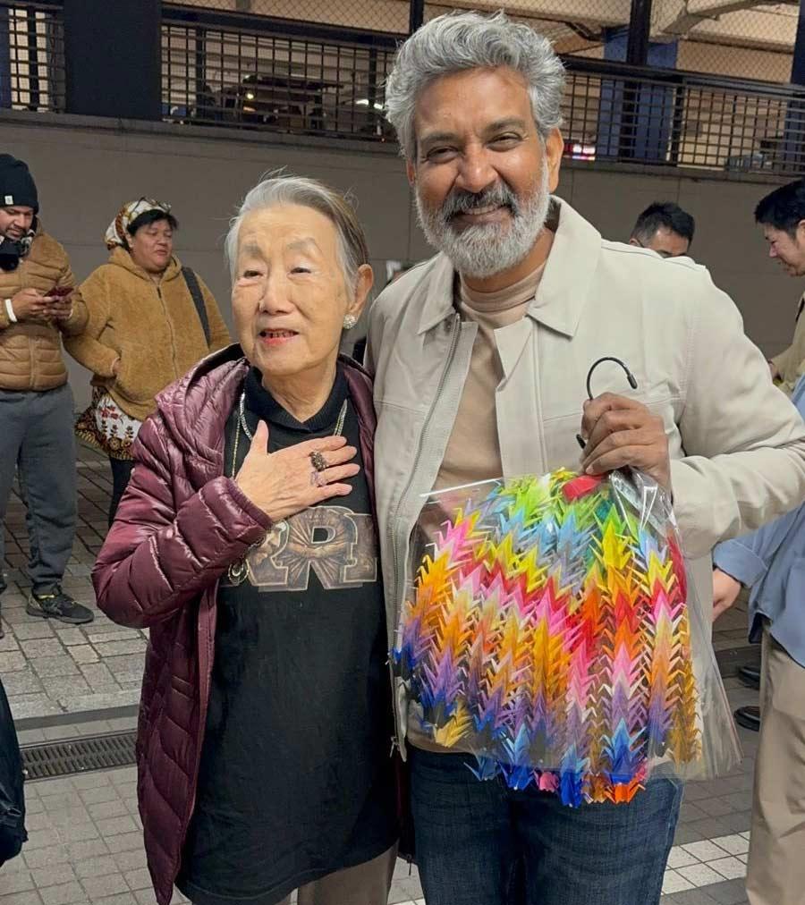 Japanese fan surprises Rajamouli