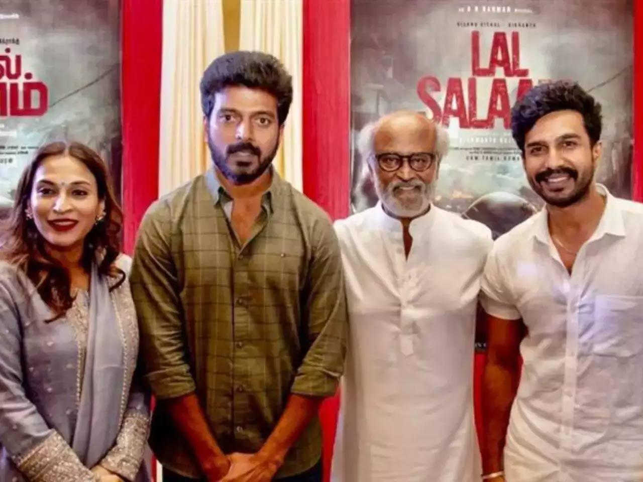 Rajinikanth finishes dubbing for Lal Salaam