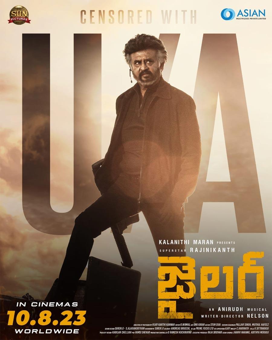Jailer finishes censor formalities