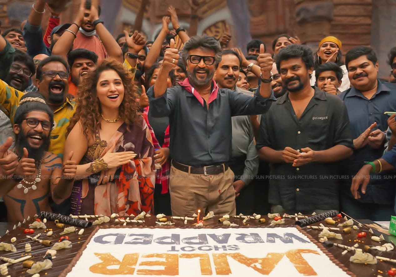 Rajinikanth-Tamannaah celebrates Jailer wrap