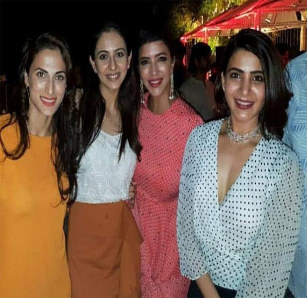 Pic Talk: Sam, Rakul Fun At Akhil's BD