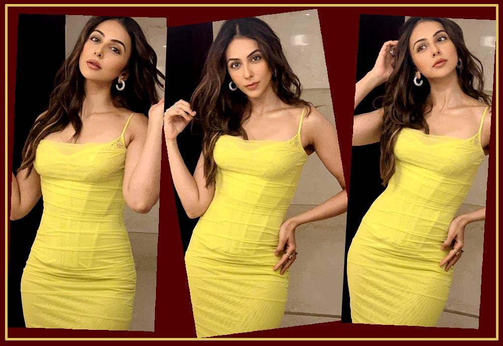 Rakul Preet Singh sizzles in yellow