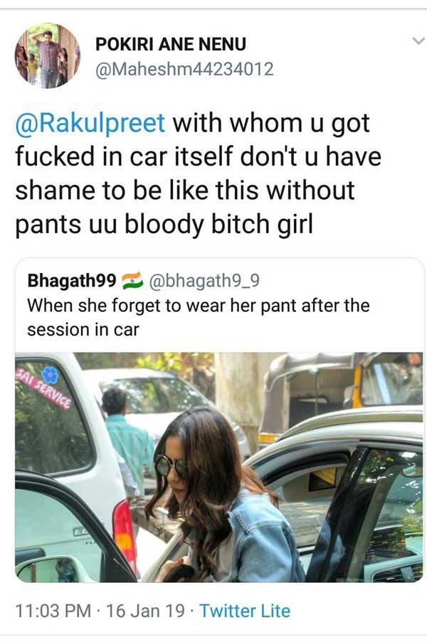 Rakul Preet Reacted To F Word