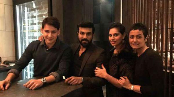 Charan &amp; Upasana at Namratha B-Day