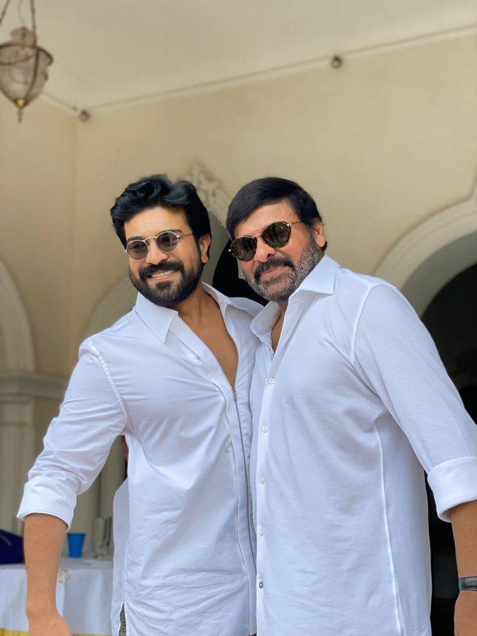 Ram Charan's loving wishes to his dad Chiranjeevi