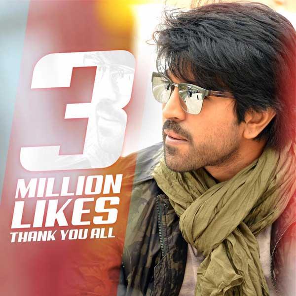 Ram Charan Crosses a Milestone on FB
