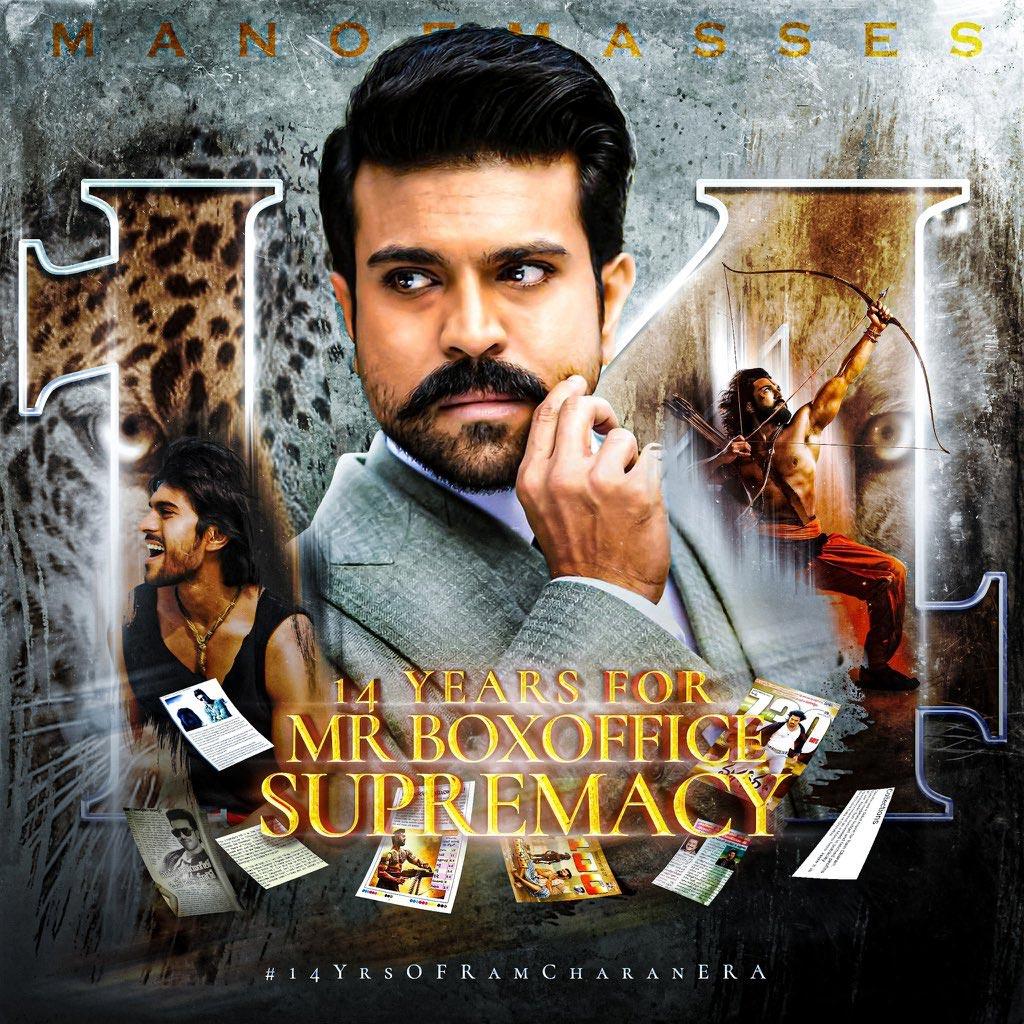Fans tribute to Ram Charan for his achievements