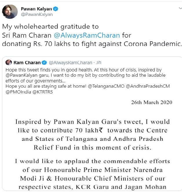 Pawan's Wholehearted Gratitude To Charan