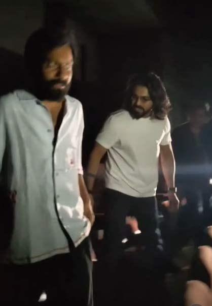 Ram Charan enjoys Peddi at Imax