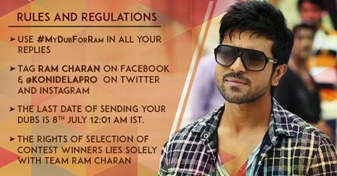 A Contest to Meet Ram Charan