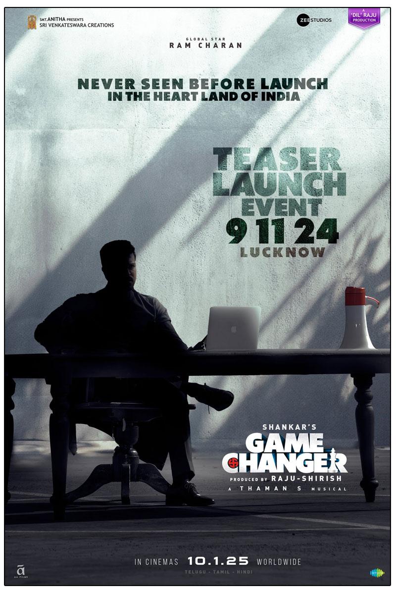 Game Changer Teaser Will Be Launched At Lucknow In A Grand Event On November 9