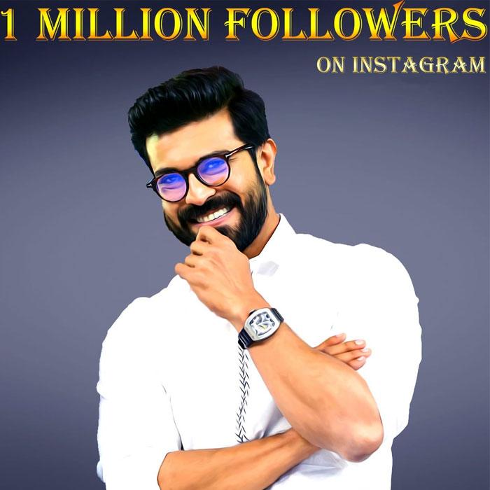 Ram Charan Breaches a Milestone on Instagram