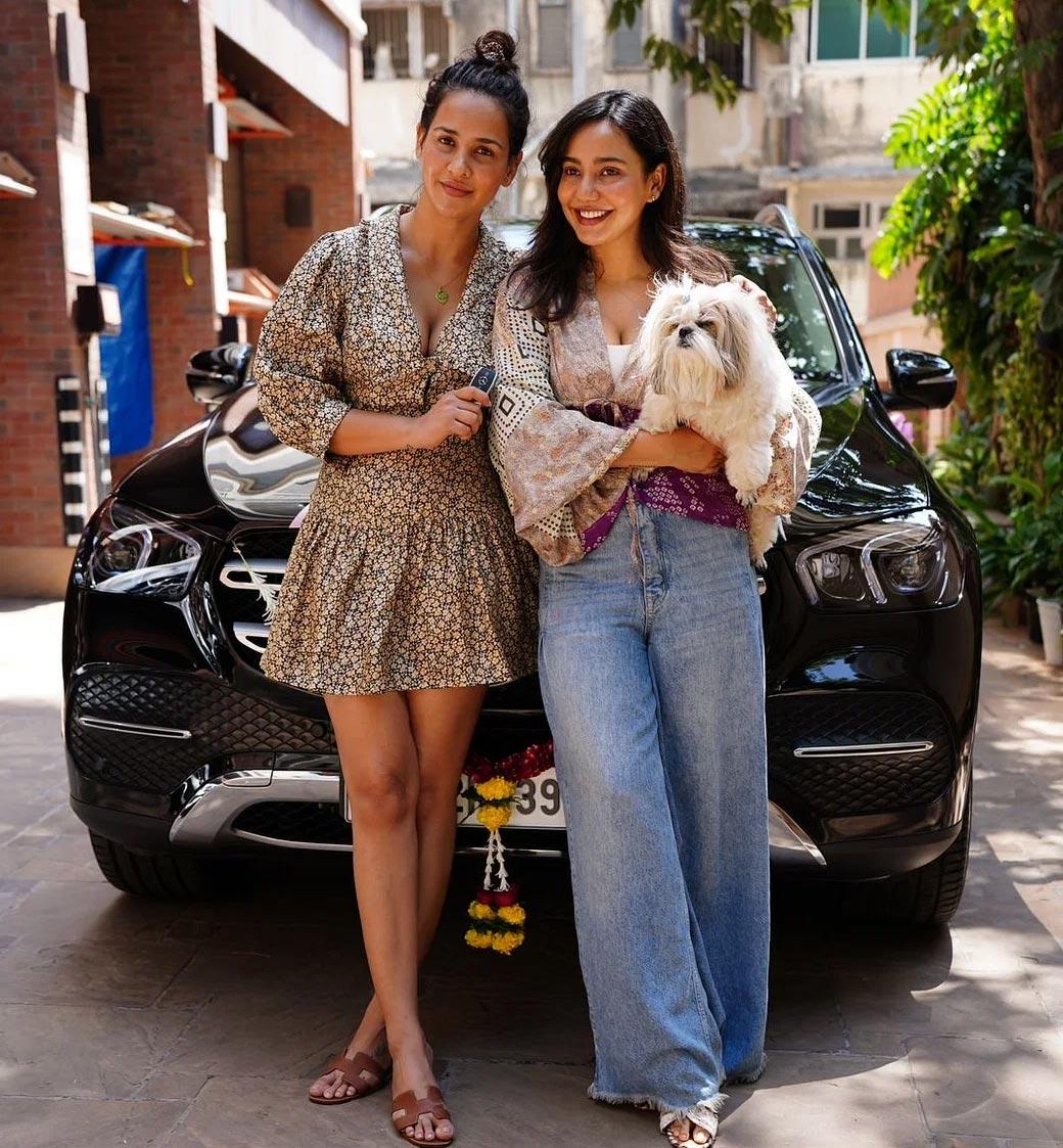 Neha Sharma Fails To Break Coconut For Her Brand New Mercedes
