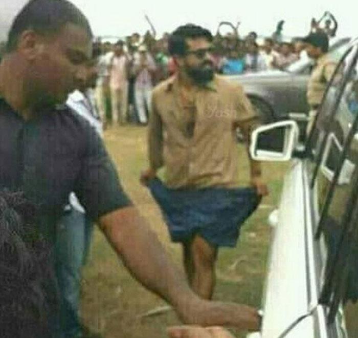 Charan's Mass Power in New Pic