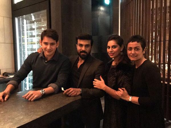 Best Pic of Mahesh, Charan &amp; Their Wives