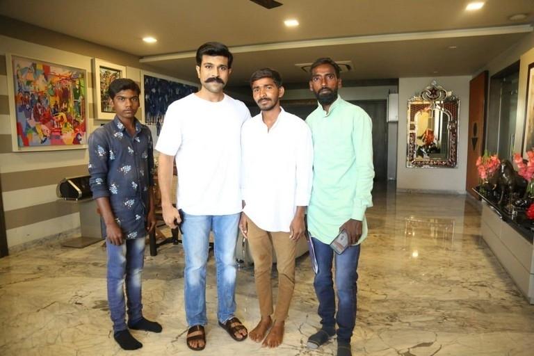 Ardent fans walks for Ram Charan