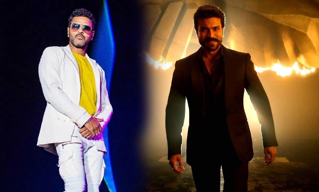 Prabhu Deva choreographing Charan moves