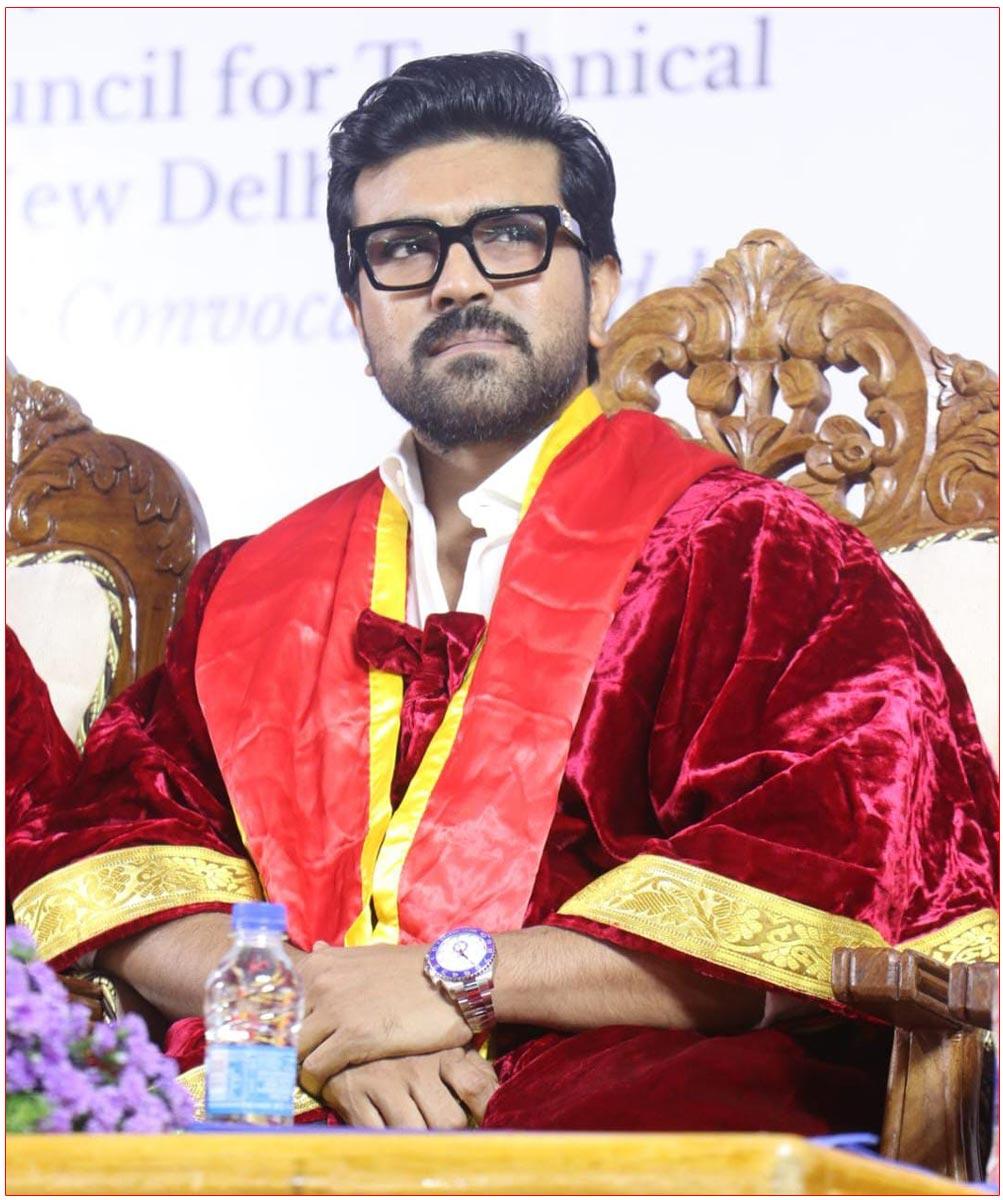 Ram Charan Conferred Doctorate From Vels University