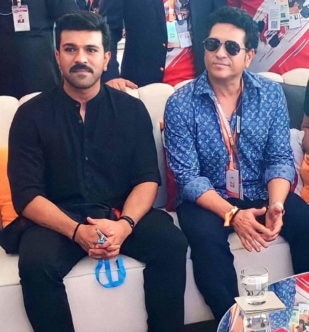 Ram Charan pic with Cricket God goes viral