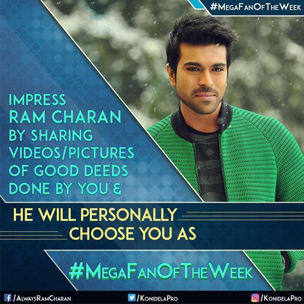 Charan Selects Mega Fan of the Week