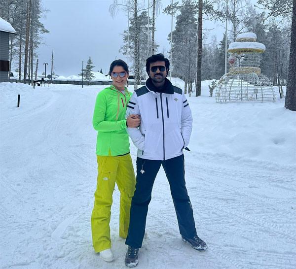 Ram Charan on a romantic holiday