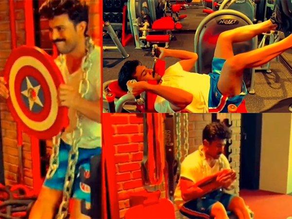 Ram Charan's intense workout stuns