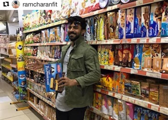 Charan Relishes After A Hard Week