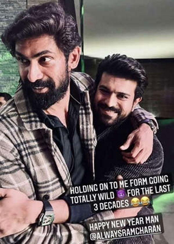 Rana-Ram Charan delight on New Year