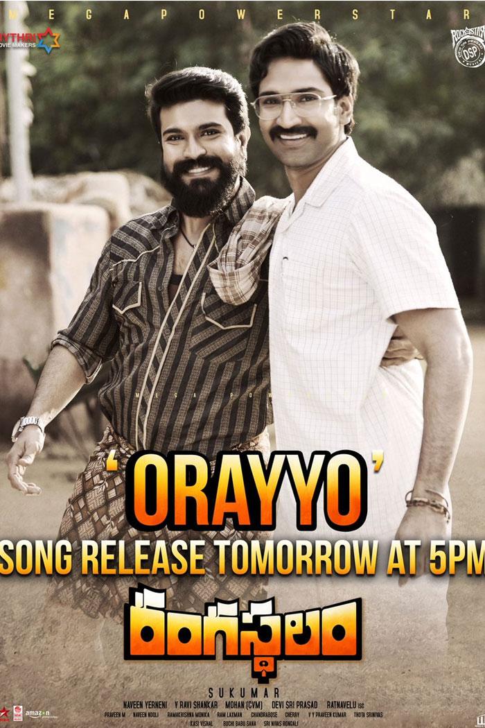 Rangasthalam 6th Song Tomorrow