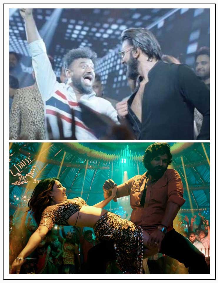 Ranveer Singh - Devi Sri Prasad dance to Oo Antava