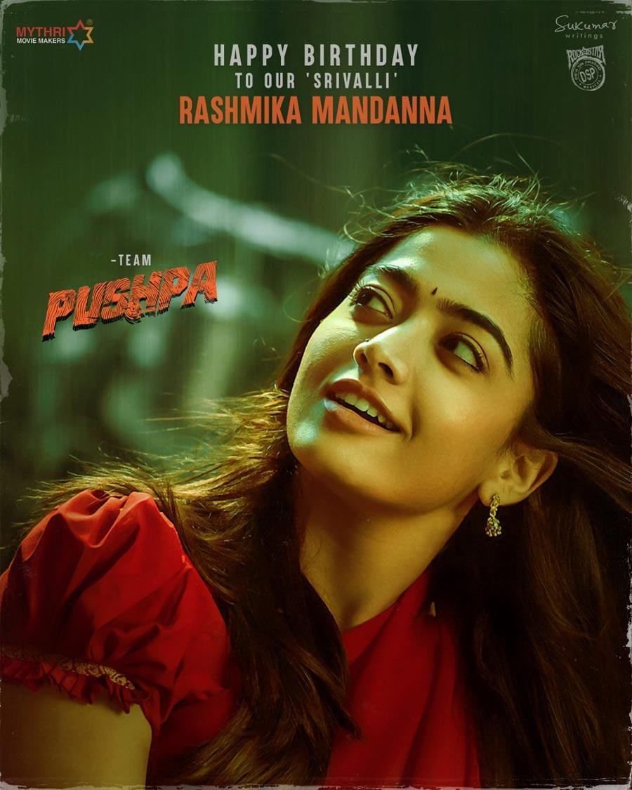 Team Pushpa &amp; VNRTrio Wishes Rashmika On Her Birthday