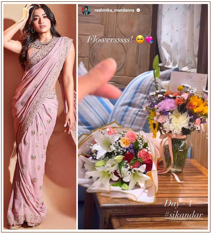 Rashmika Shares Her Joining Of Sikandar Shoot