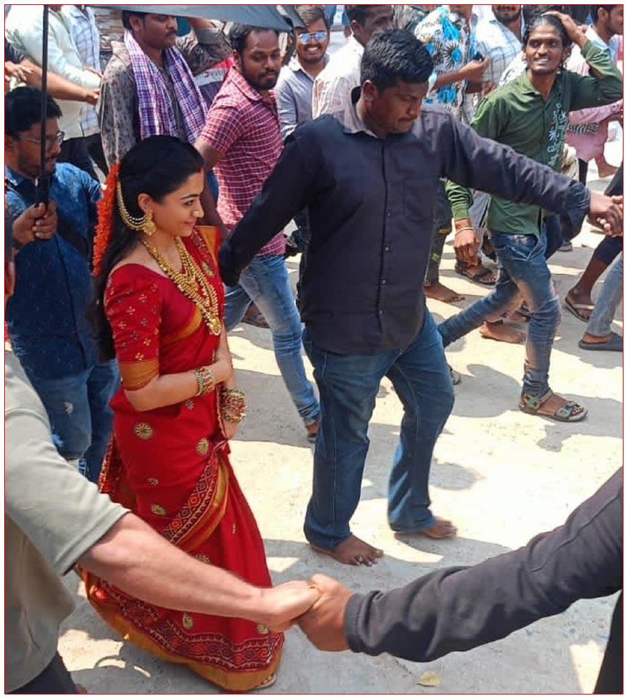 Rashmika Mandanna Footage From Sets Of Pushpa The Rule Gets Leaked