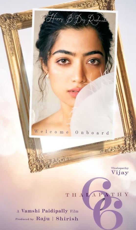 Thalapathy 66's Birthday treat to Rashmika