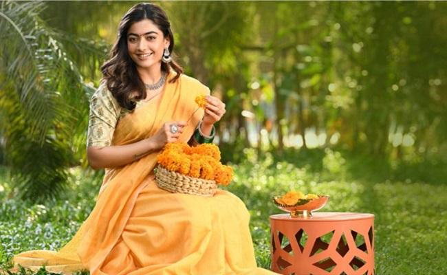 Rashmika's Infectious Smile In AMJ