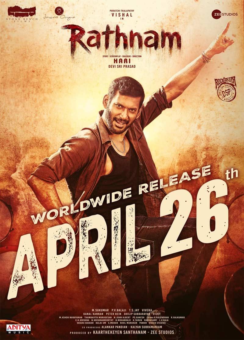 Vishal, Director Hari Rathnam Arriving On 26th April