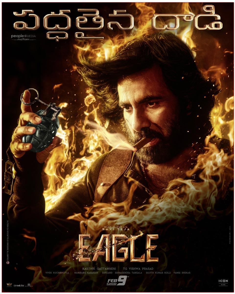 Stylish Release Trailer Of Ravi Teja Eagle