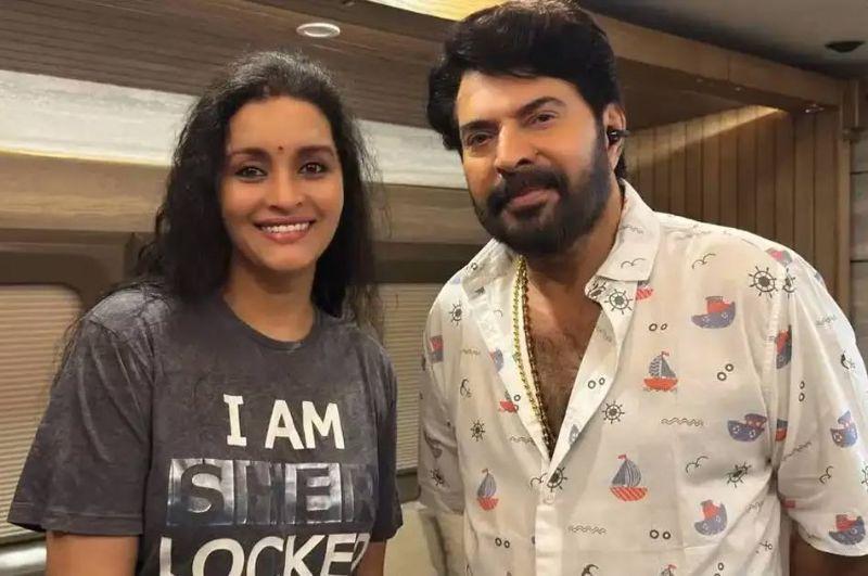 Renu Desai meets Mammootty